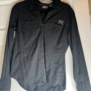 Ladies Harley Davidson Button down MEDIUM